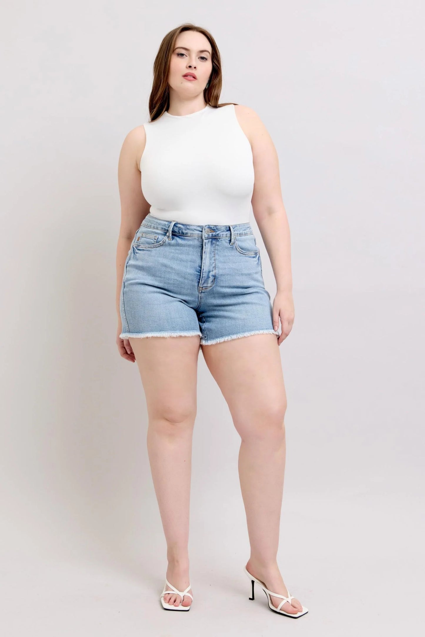 Judy Blue Full Size Tummy Control Shorts