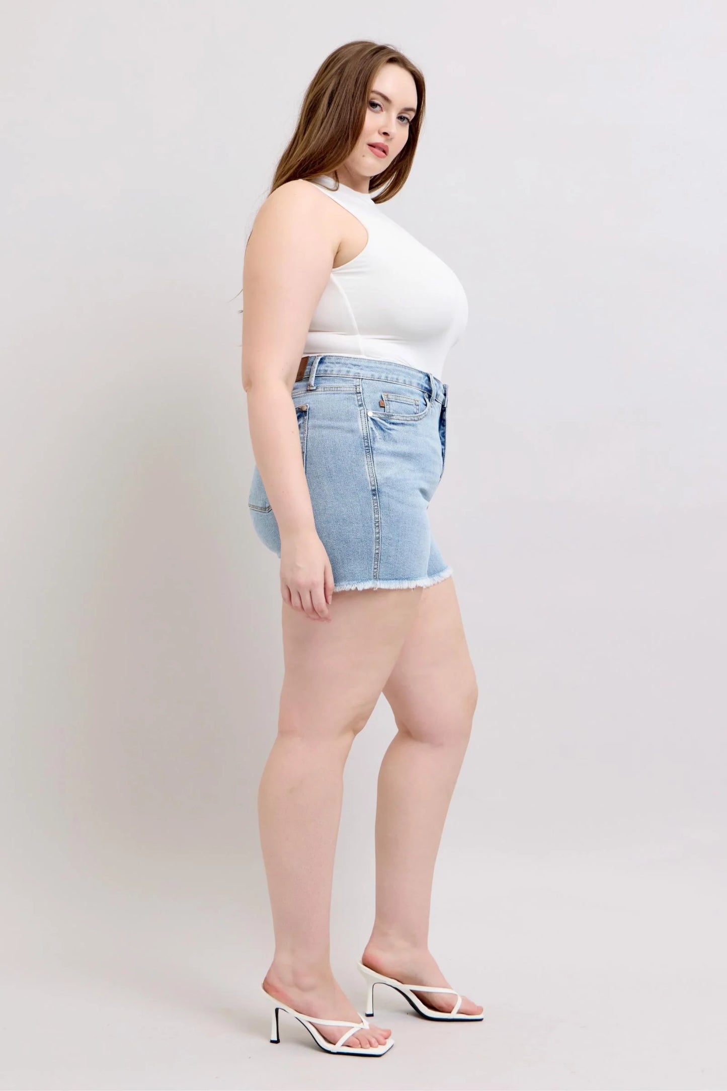 Judy Blue Full Size Tummy Control Shorts