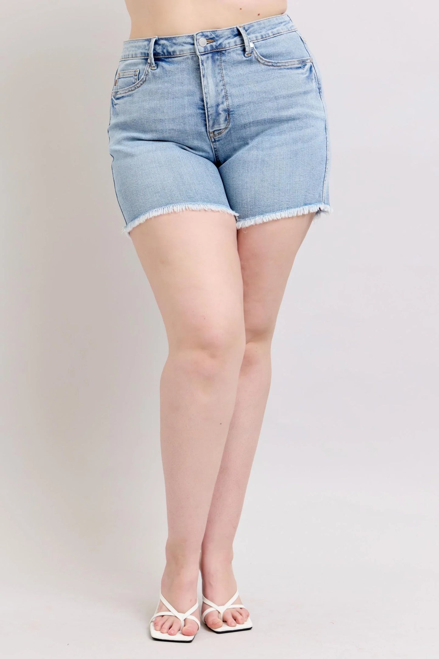 Judy Blue Full Size Tummy Control Shorts