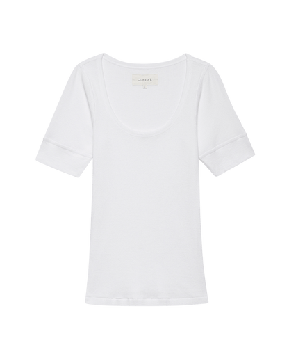 The Baby Rib Ballet Tee. -- True White