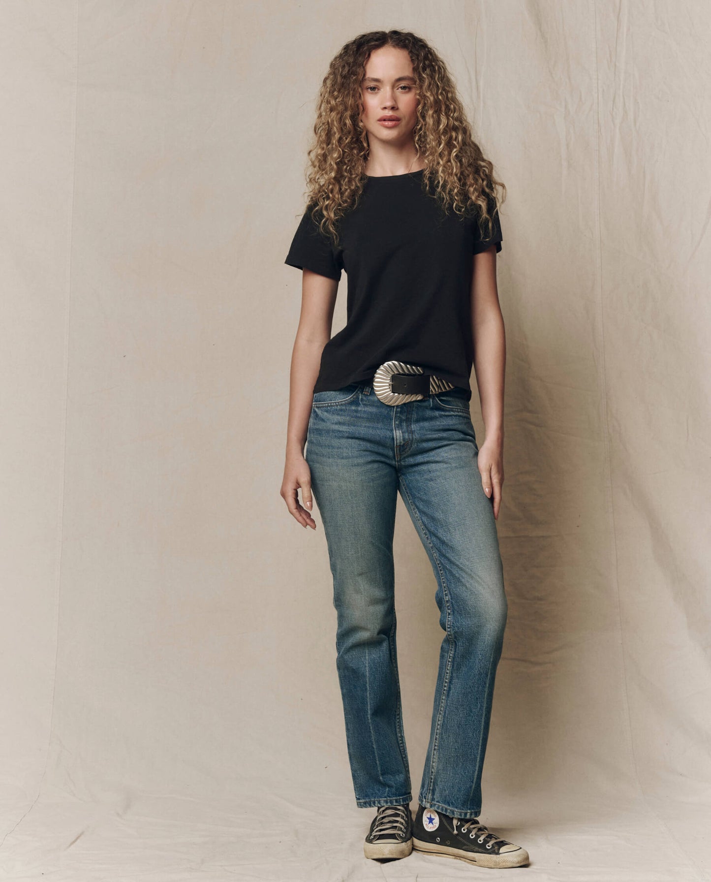 The Little Tee. Solid -- Almost Black