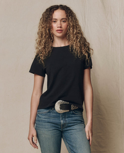 The Little Tee. Solid -- Almost Black