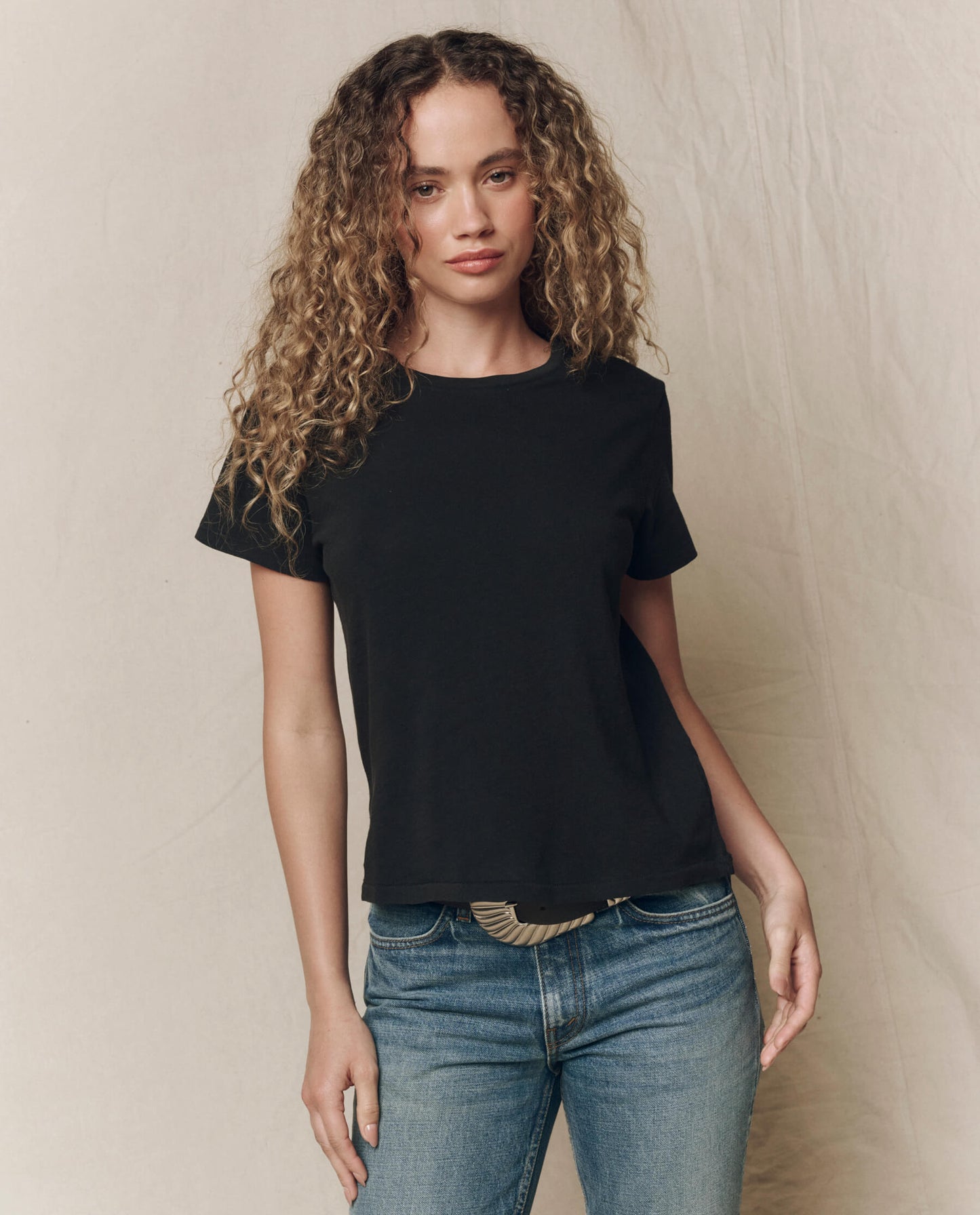 The Little Tee. Solid -- Almost Black