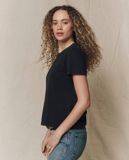 The Little Tee. Solid -- Almost Black