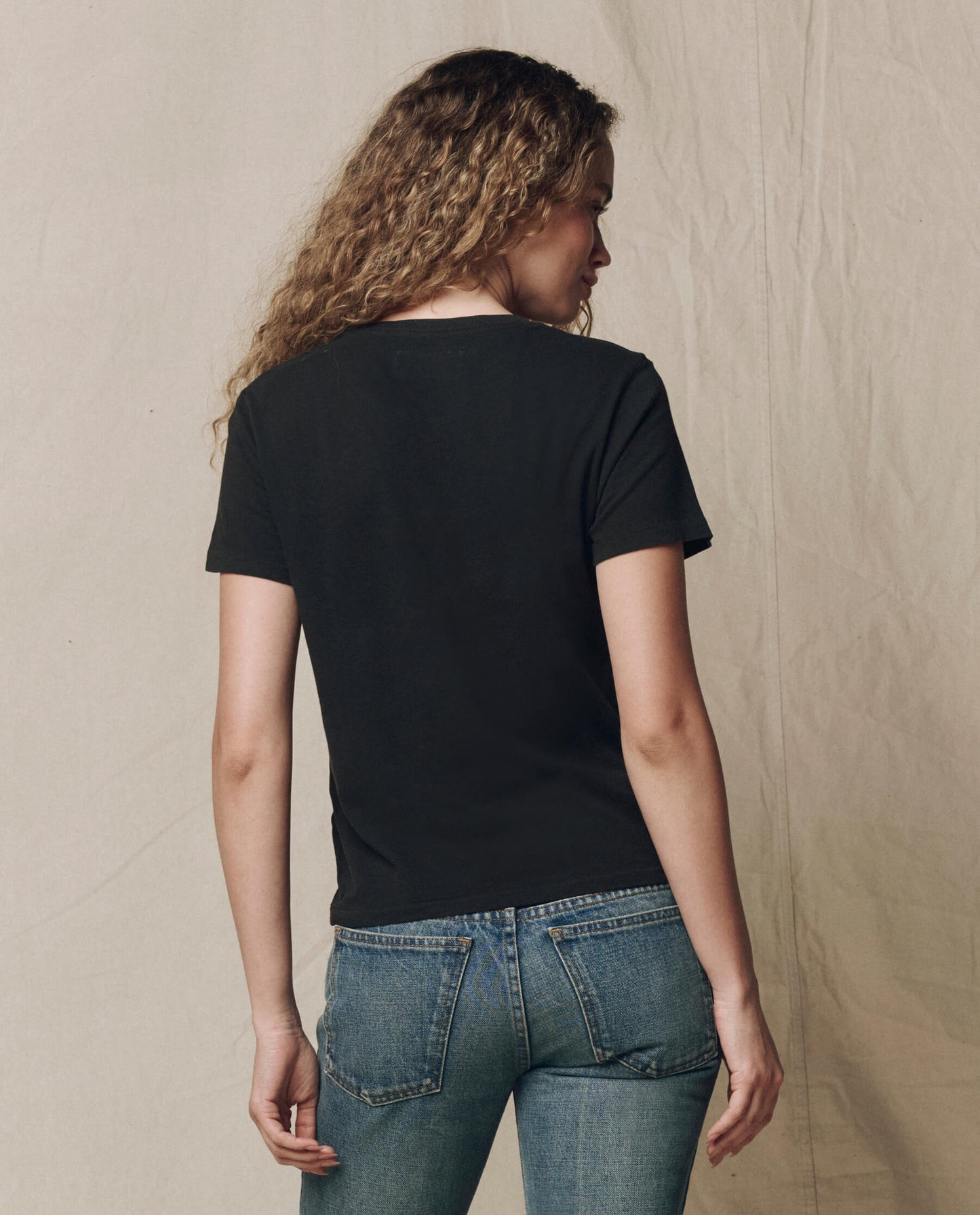 The Little Tee. Solid -- Almost Black