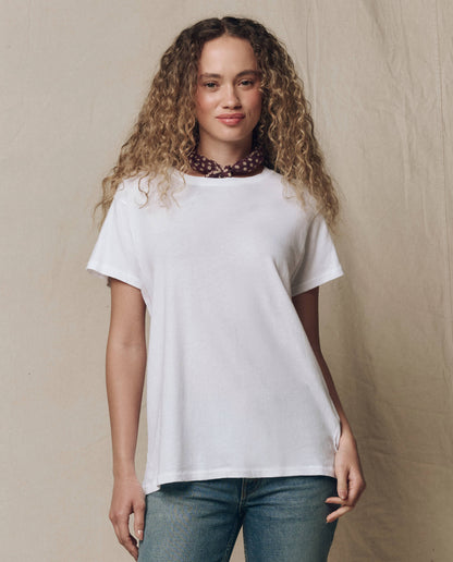 The Slim Tee. Solid -- True White