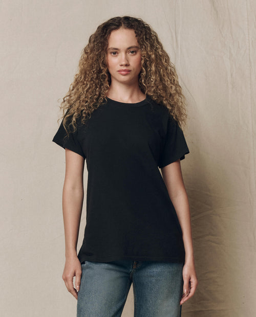 The Slim Tee. Solid -- Almost Black