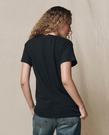 The Slim Tee. Solid -- Almost Black