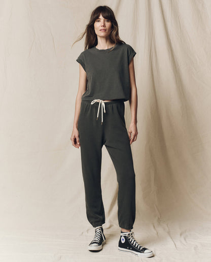 The Square Tee. -- Washed Black