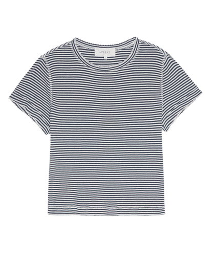 The Little Tee. -- Navy Stripe