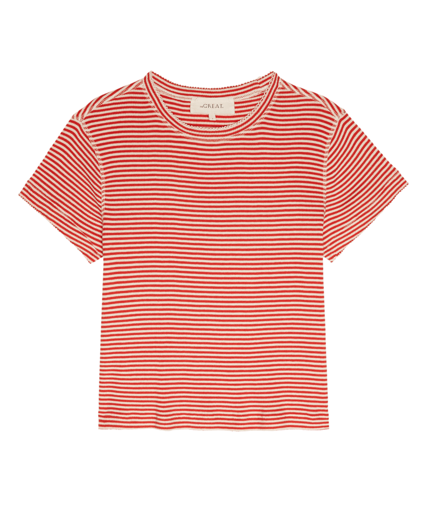 The Little Tee. -- Pimento Stripe