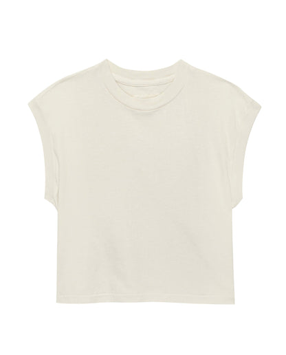 The Square Tee. -- Washed White