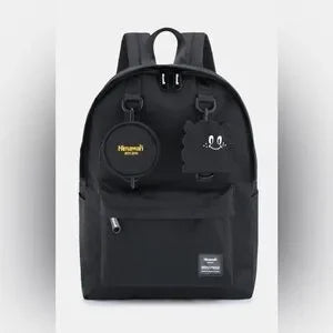Himawari Waterproof Canvas Backpack Bag with Removable Coin Purse