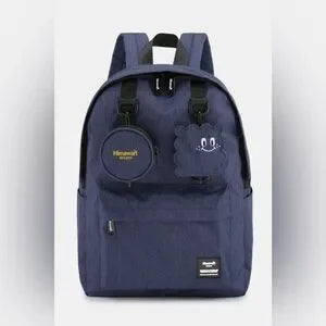 Himawari Waterproof Canvas Backpack Bag with Removable Coin Purse