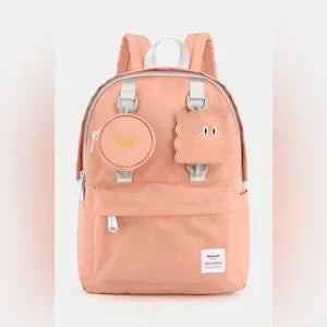 Himawari Waterproof Canvas Backpack Bag with Removable Coin Purse
