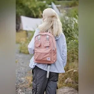 Himawari Waterproof Canvas Backpack Bag with Removable Coin Purse