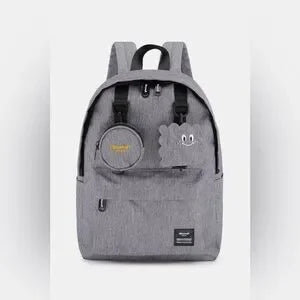 Himawari Waterproof Canvas Backpack Bag with Removable Coin Purse
